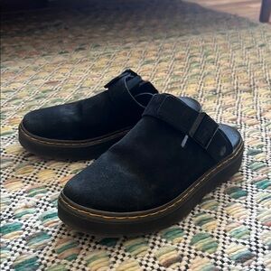 Black Doc Marten’s Slip-On Clogs